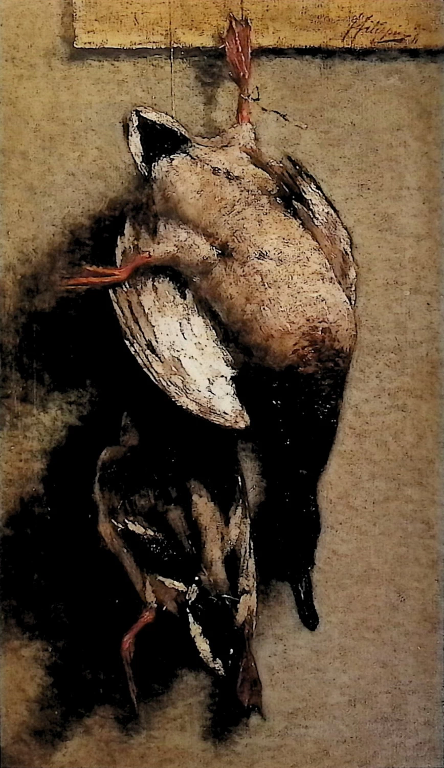 Francesco Filippini-159-Anatre selvatiche, 1881